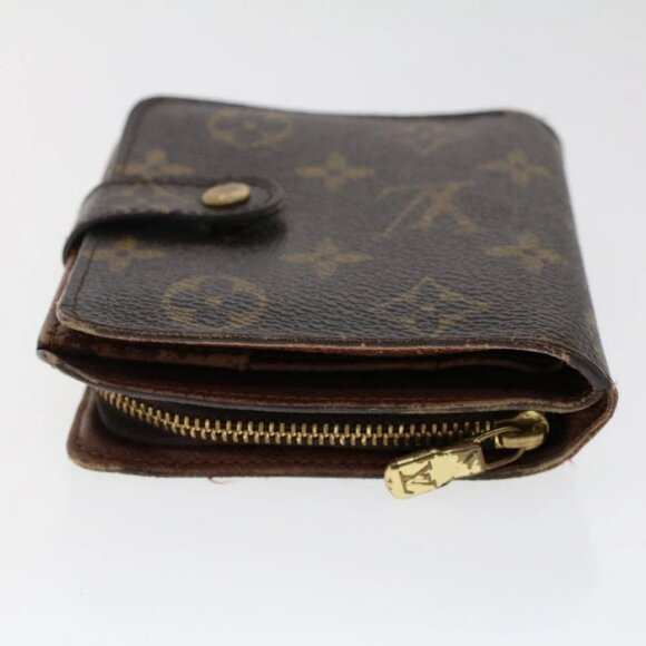 LOUIS VUITTON Monogram Compact Zip Wallet M61667 LV Auth 48893 - Picture 6 of 14